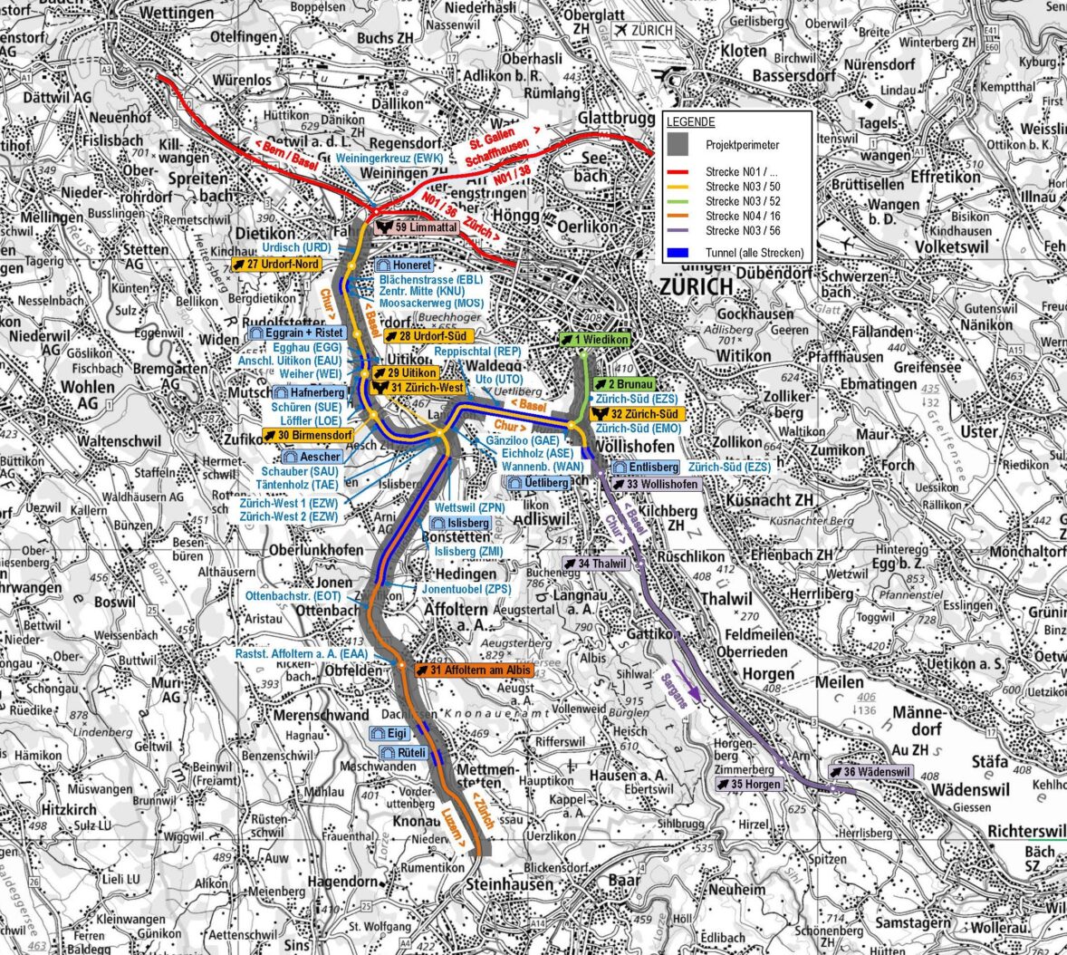 N03/04 Westumfahrung Zürich