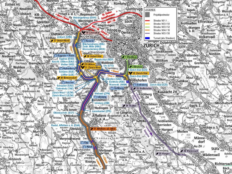 N03/04 Westumfahrung Zürich